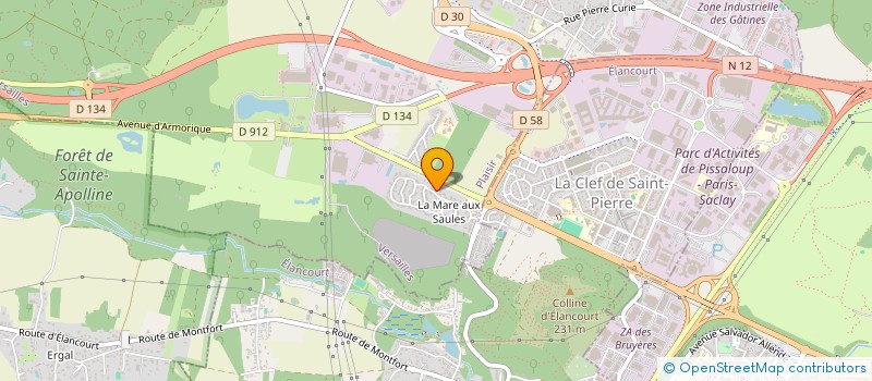 localisation de l'entreprise MONSIEUR GUILLAUME JOURDA  PLAISIR