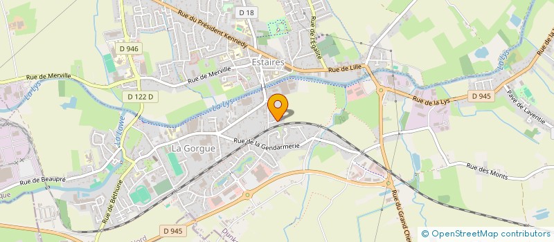 localisation de l'entreprise MONSIEUR GUILLAUME JOURDAIN  LA GORGUE