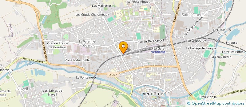 localisation de l'entreprise MONSIEUR GUILLAUME JOUREAU à VENDOME