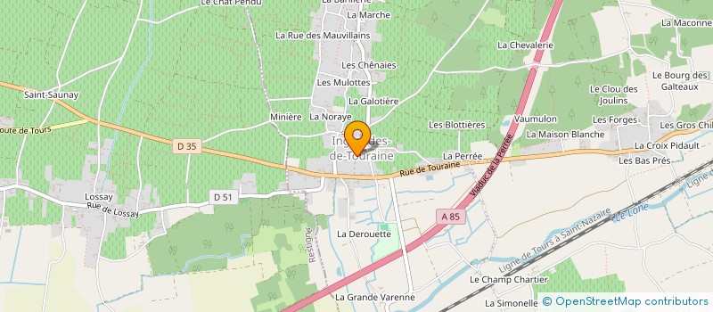 localisation de l'entreprise MONSIEUR GUILLAUME JOUSSELIN  CHOUZE-SUR-LOIRE