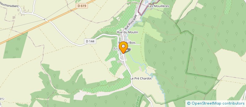 localisation de l'entreprise MONSIEUR GUILLAUME JOUY  ARGANCON