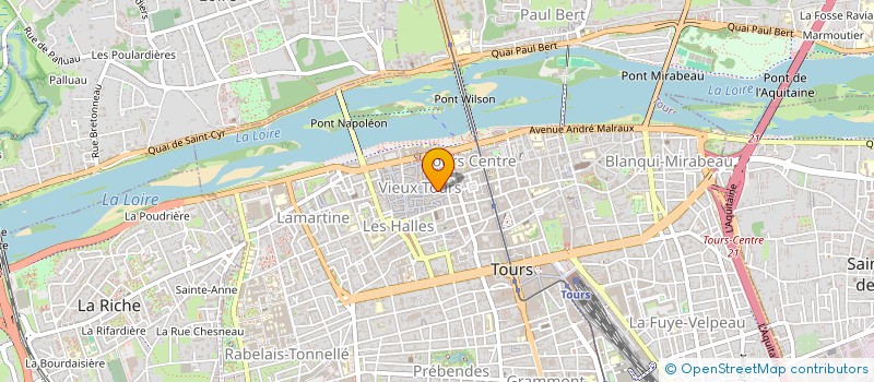 localisation de l'entreprise MONSIEUR GUILLAUME JOUZEAU  TOURS