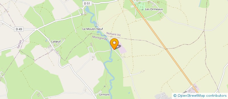 localisation de l'entreprise MONSIEUR GUILLAUME JUDALET à MONTGIVRAY