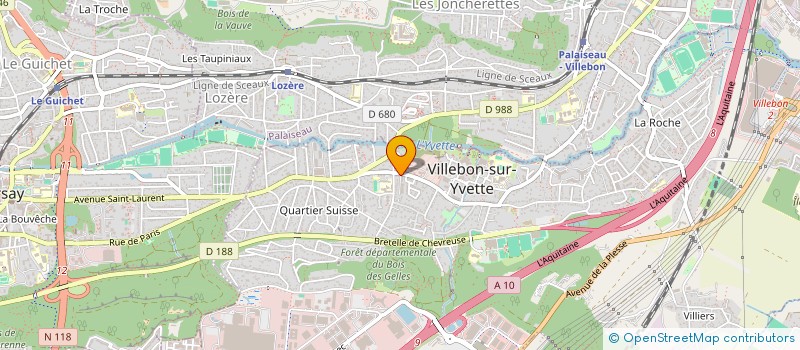 localisation de l'entreprise MONSIEUR GUILLAUME JUDAS à VILLEBON-SUR-YVETTE
