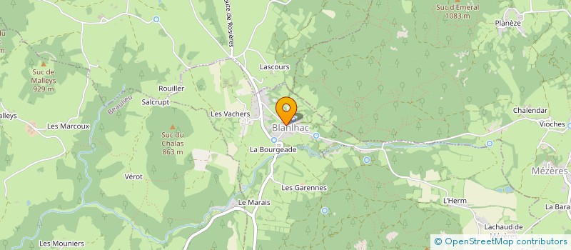 localisation de l'entreprise MONSIEUR GUILLAUME JULIEN  ROSIERES