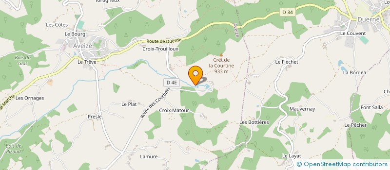 localisation de l'entreprise MONSIEUR GUILLAUME JULLIEN  AVEIZE