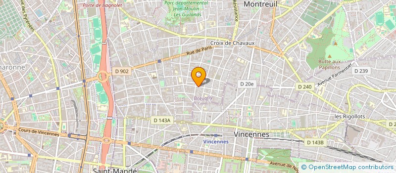 localisation de l'entreprise MONSIEUR GUILLAUME JUMNAH  MONTREUIL