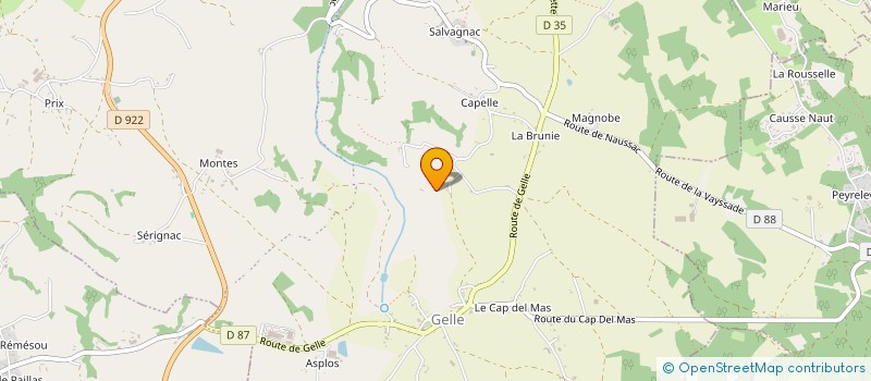 localisation de l'entreprise MONSIEUR GUILLAUME KALIFA à MONTGAILHARD