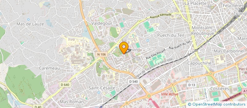 localisation de l'entreprise MONSIEUR GUILLAUME KAPO  NIMES