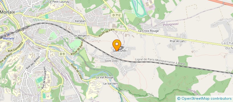 localisation de l'entreprise MONSIEUR GUILLAUME KERHARO  PLOUIGNEAU