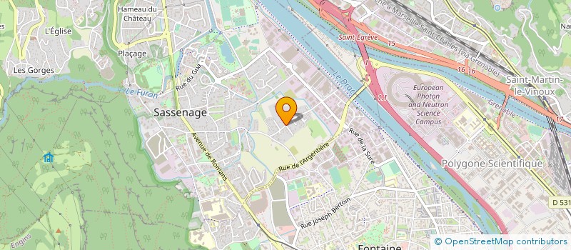 localisation de l'entreprise MONSIEUR GUILLAUME KESTENES à SASSENAGE