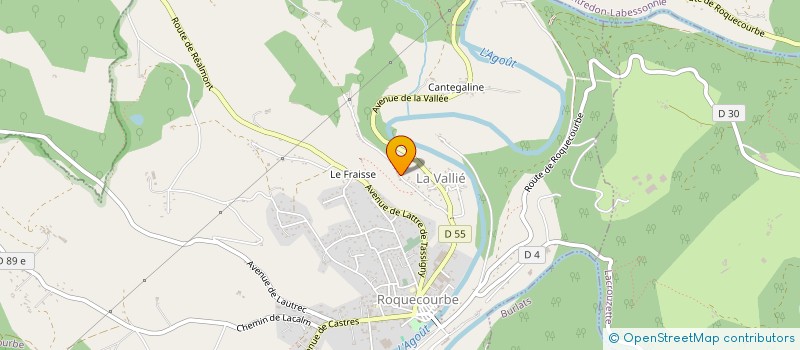 localisation de l'entreprise MONSIEUR GUILLAUME KOLLY à ROQUECOURBE
