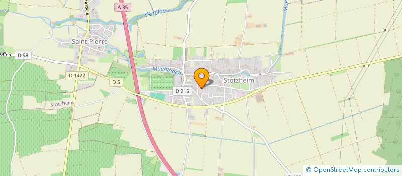 localisation de l'entreprise MONSIEUR GUILLAUME KRETZ  STOTZHEIM