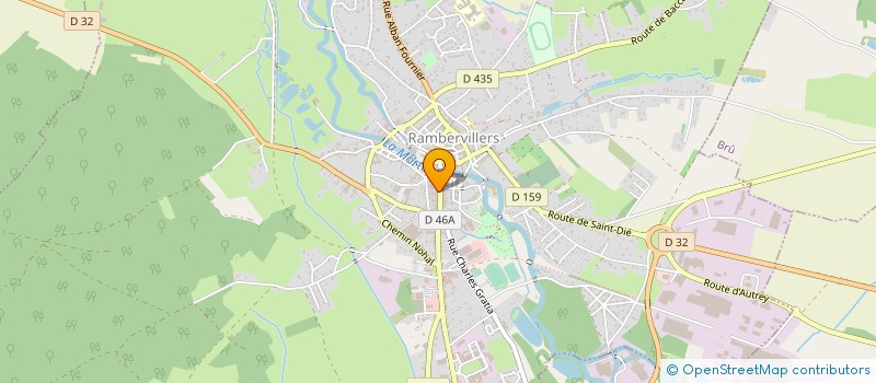 localisation de l'entreprise MONSIEUR GUILLAUME KRISMANN  RAMBERVILLERS