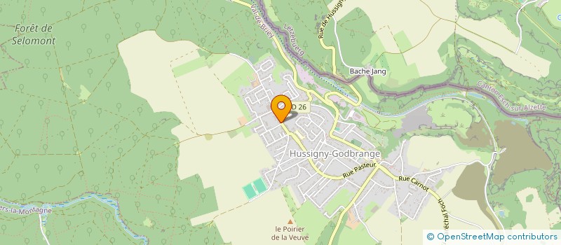 localisation de l'entreprise MONSIEUR GUILLAUME KRZAK  HUSSIGNY-GODBRANGE
