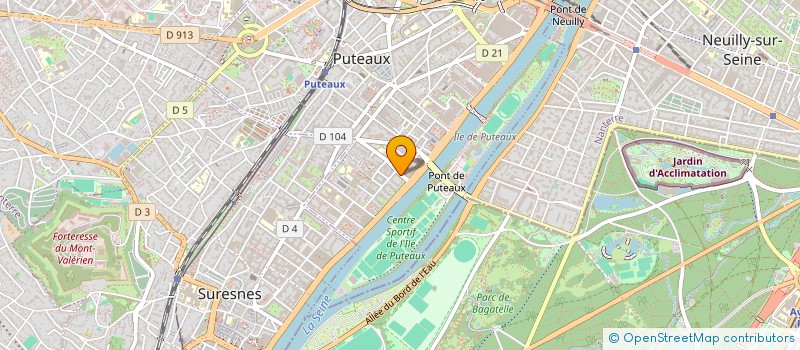 localisation de l'entreprise MONSIEUR GUILLAUME KYRIACOU  PUTEAUX