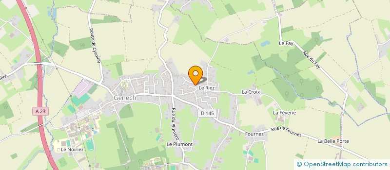 localisation de l'entreprise MONSIEUR GUILLAUME LABARRE  GENECH