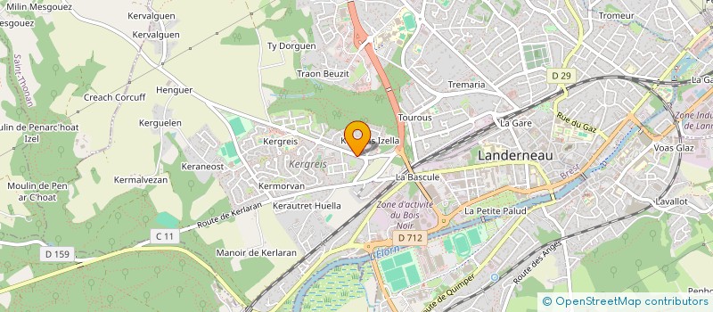 localisation de l'entreprise MONSIEUR GUILLAUME LABASQUE  LANDERNEAU