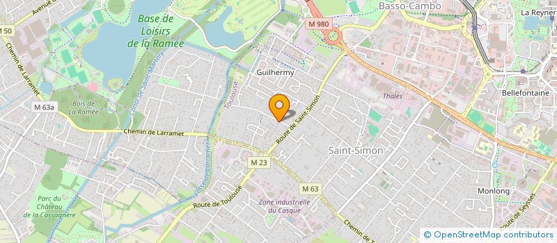 localisation de l'entreprise MONSIEUR GUILLAUME LABRE à TOULOUSE