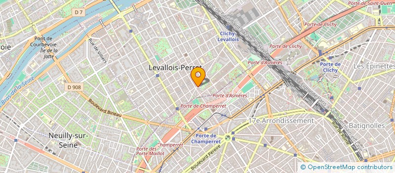 localisation de l'entreprise MONSIEUR GUILLAUME LACAZE à LEVALLOIS-PERRET