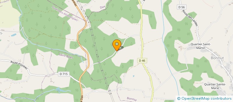 localisation de l'entreprise MONSIEUR GUILLAUME LACAZEDIEU  BONNUT