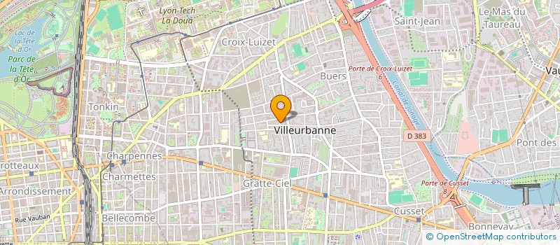 localisation de l'entreprise MONSIEUR GUILLAUME LACHERAY  VILLEURBANNE