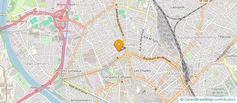 localisation de l'entreprise MONSIEUR GUILLAUME LACLAVERIE à TOULOUSE