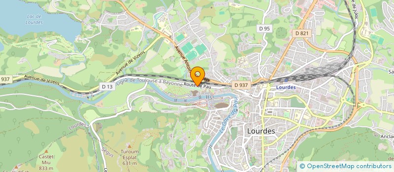 localisation de l'entreprise MONSIEUR GUILLAUME LACOSTE  LOUBAJAC