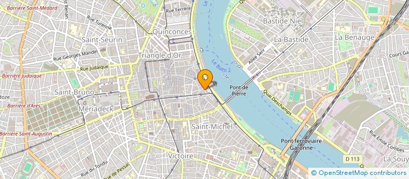 localisation de l'entreprise MONSIEUR GUILLAUME LACOUR  BORDEAUX