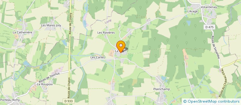 localisation de l'entreprise MONSIEUR GUILLAUME LACOUR  LOISY