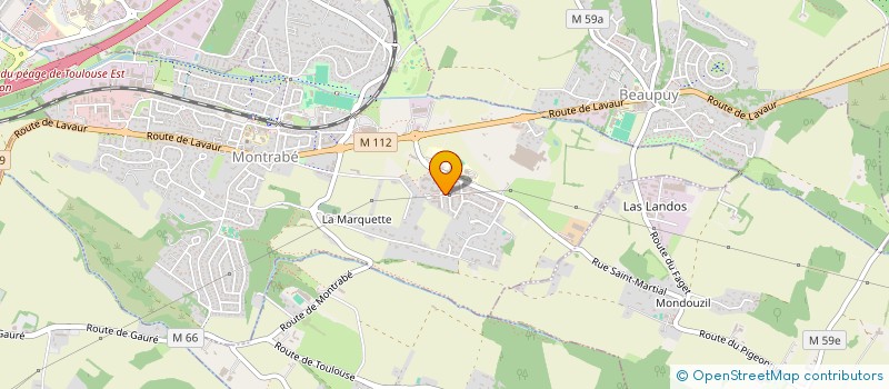 localisation de l'entreprise MONSIEUR GUILLAUME LACOUT  MONTRABE