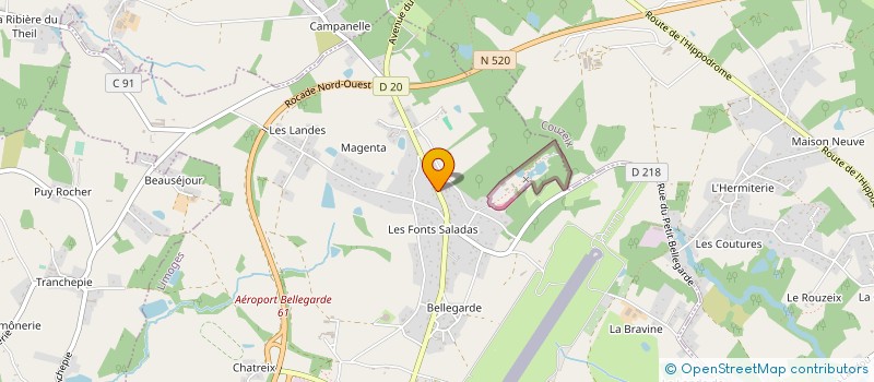 localisation de l'entreprise MONSIEUR GUILLAUME LACROIX à LIMOGES