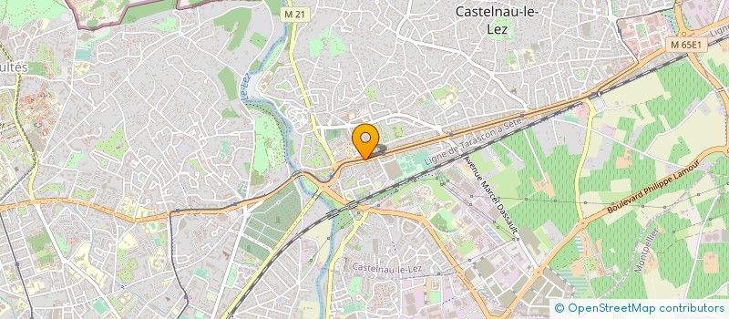 localisation de l'entreprise MONSIEUR GUILLAUME LADROUE à CASTELNAU-LE-LEZ