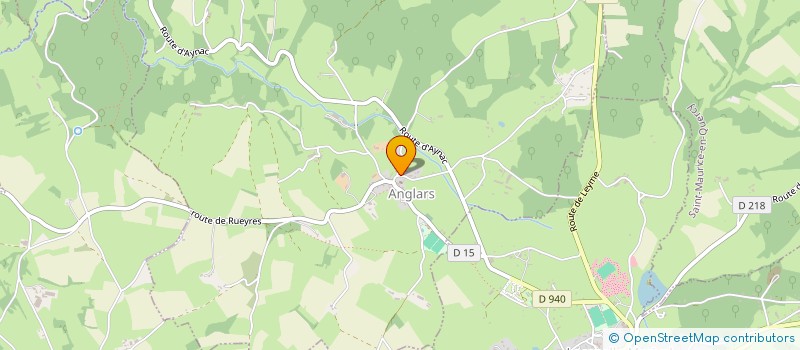 localisation de l'entreprise MONSIEUR GUILLAUME LAFAGE  ANGLARS