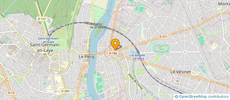 localisation de l'entreprise MONSIEUR GUILLAUME LAFAYE  LE VESINET