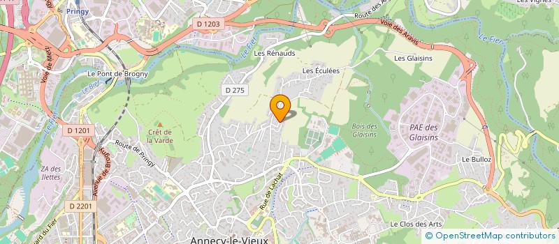 localisation de l'entreprise MONSIEUR GUILLAUME LAFFIN à ANNECY