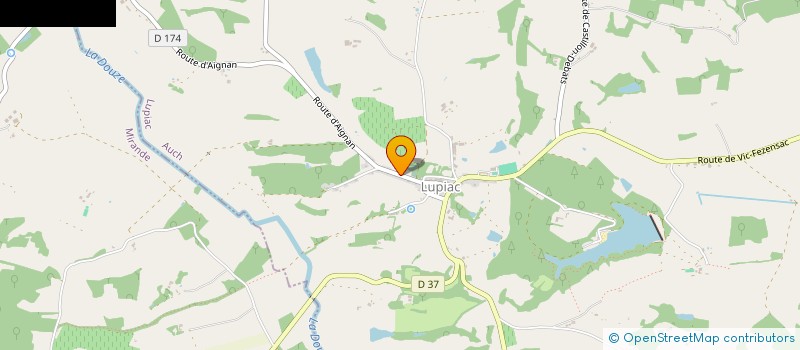 localisation de l'entreprise MONSIEUR GUILLAUME LAFONTAN  AIGNAN