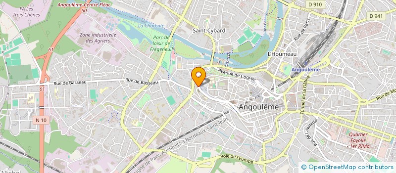 localisation de l'entreprise MONSIEUR GUILLAUME LAFORGUE à ANGOULEME