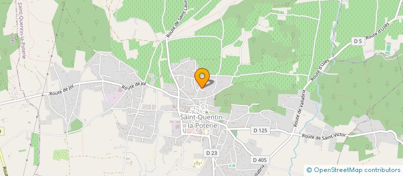localisation de l'entreprise MONSIEUR GUILLAUME LAGRANGE  SAINT-QUENTIN-LA-POTERIE