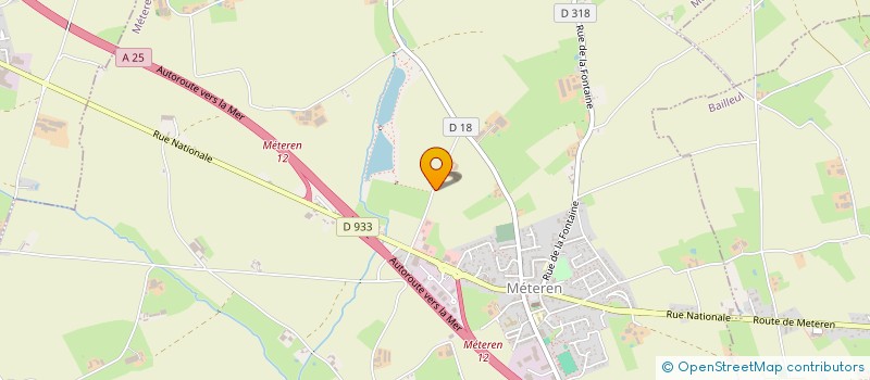 localisation de l'entreprise MONSIEUR GUILLAUME LAHAEYE  METEREN