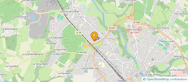 localisation de l'entreprise MONSIEUR GUILLAUME LAHEUX  GORGES