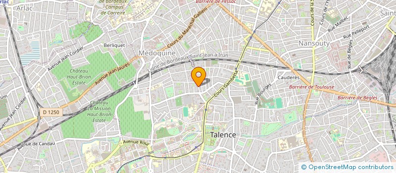 localisation de l'entreprise MONSIEUR GUILLAUME LAHITETTE  TALENCE