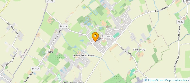 localisation de l'entreprise MONSIEUR GUILLAUME LAHOUSSE à AUBERS