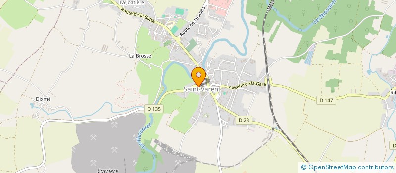 localisation de l'entreprise MONSIEUR GUILLAUME LAIDET  SAINT-VARENT