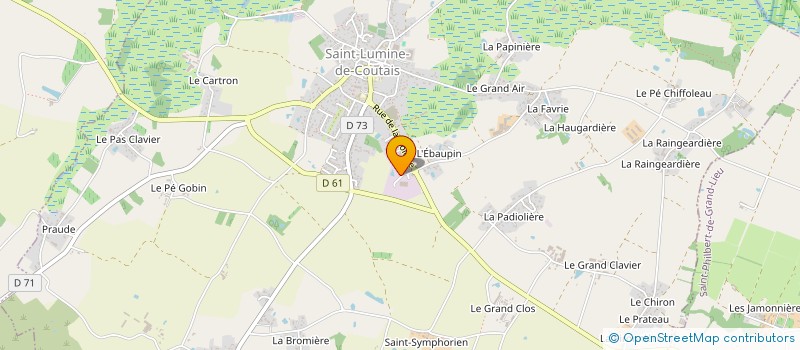 localisation de l'entreprise MONSIEUR GUILLAUME LAIGLE  SAINT-LUMINE-DE-COUTAIS