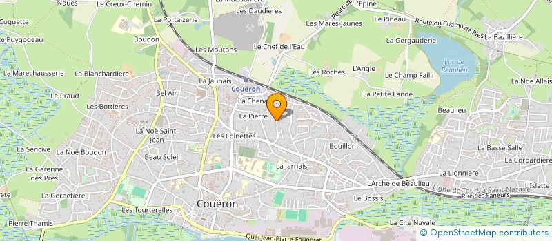 localisation de l'entreprise MONSIEUR GUILLAUME LAMARE à COUERON