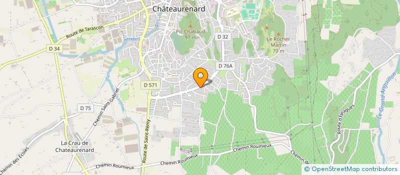 localisation de l'entreprise MONSIEUR GUILLAUME LAMBERTIN  CHATEAURENARD