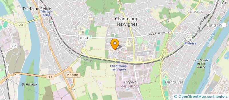 localisation de l'entreprise MONSIEUR GUILLAUME LAMENDOUR  CHANTELOUP-LES-VIGNES