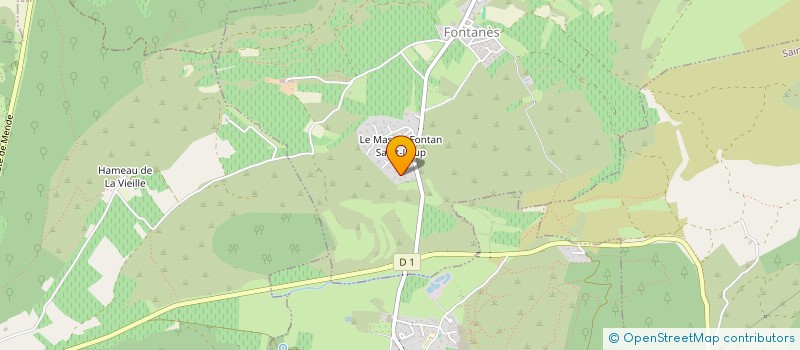 localisation de l'entreprise MONSIEUR GUILLAUME LAMON  FONTANES
