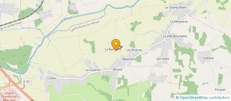 localisation de l'entreprise MONSIEUR GUILLAUME LAMY  SAINTE-ANNE-SUR-BRIVET